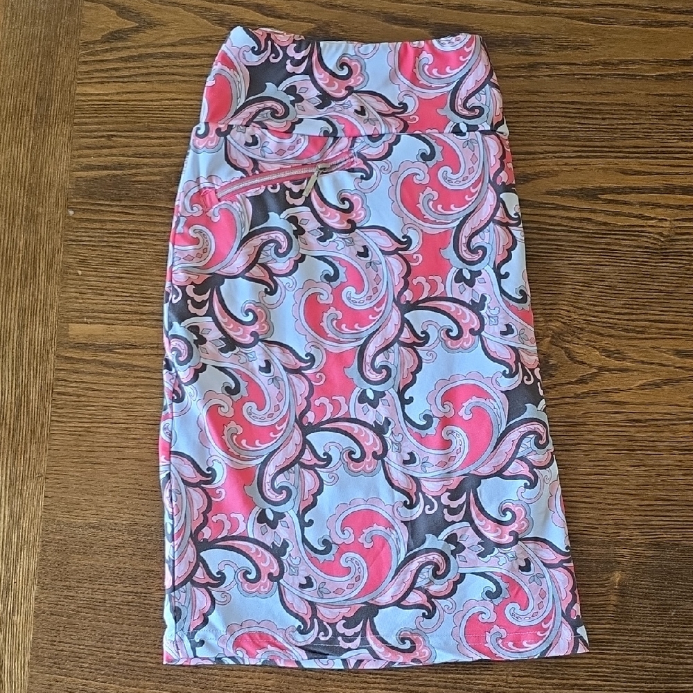 Women’s Coral Paisley Skort